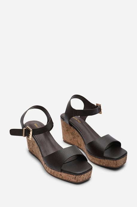 Where's That From Womens Giselle Cork Platform Wedge - Image 4