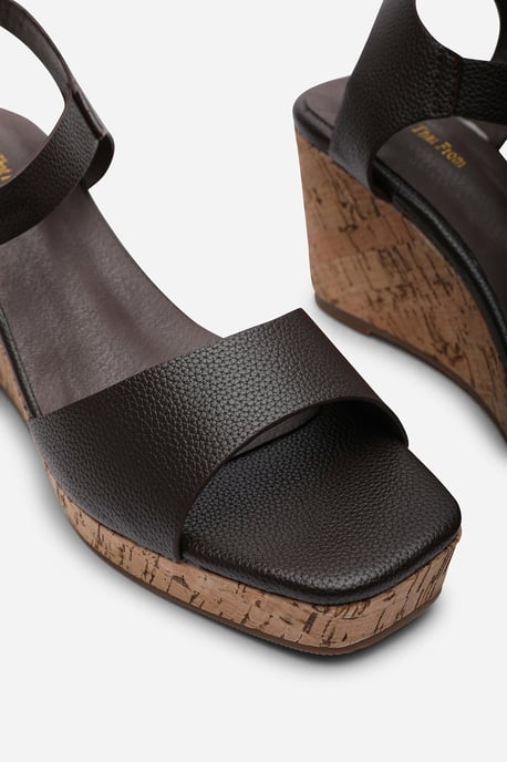 Where's That From Womens Giselle Cork Platform Wedge - Image 5
