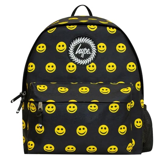 Hype Smile Iconic Black/Yellow Backpack - Image 1