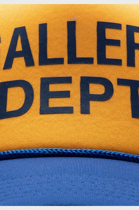 Gallery Dept. GD Logo Trucker Cap Yellow and Navy - Image 3