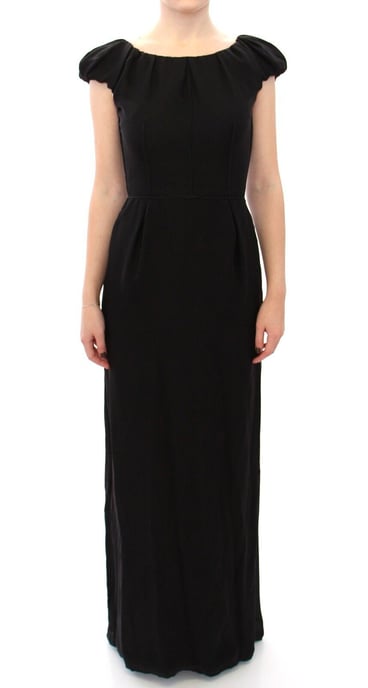 Dolce Gabbana Maxi Dress Boat Neck Short Sleeves - Image 1