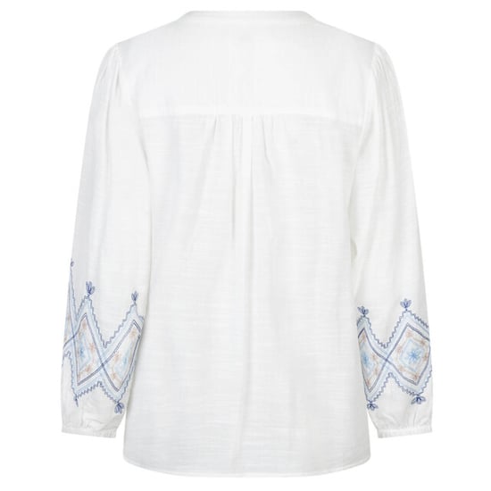 Red Button Blouse lange mouw srb4829 - Image 2