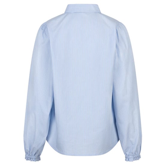 Red Button Blouse lange mouw srb4839 victoria - Image 2