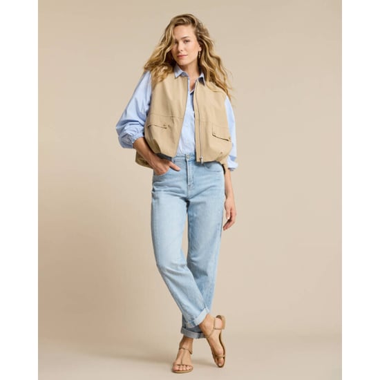 Red Button Blouse lange mouw srb4839 victoria - Image 3