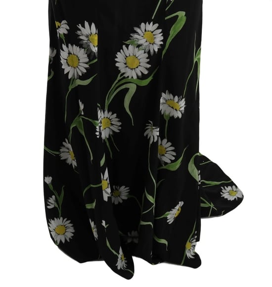 Daisy Print Maxi Jurk Mouwloos V-hals - Image 6