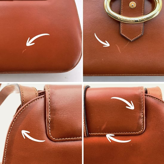 Dior Vintage leren schoudertas - Image 5