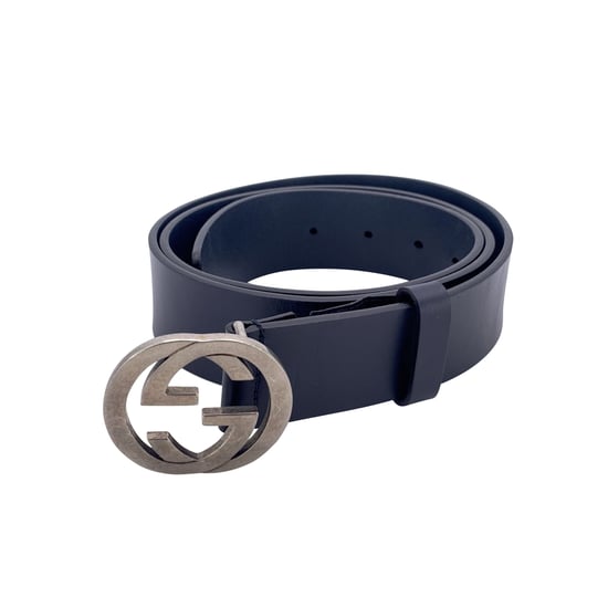 Gucci Leather Belt GG Buckle - Image 1