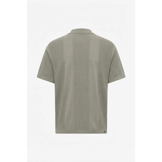 Genti Polo no buttons ss grey - Image 3