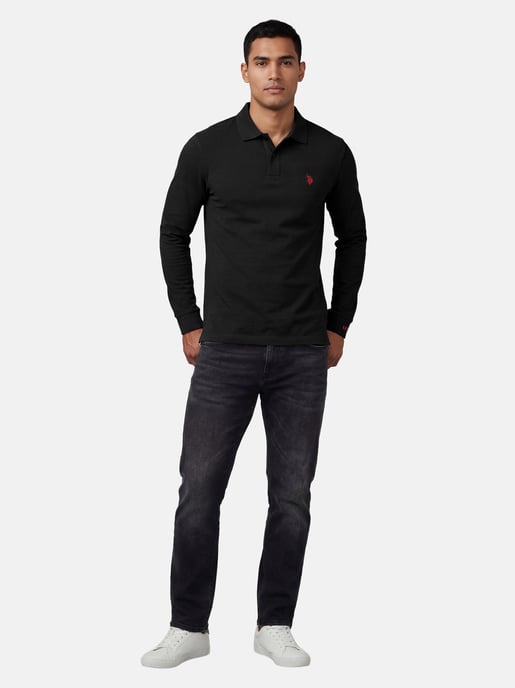 U.S. POLO ASSN. Heren langmouwen Polo Shirt gemaakt van katoenen elastaan - Image 4