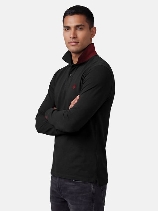 U.S. POLO ASSN. Heren langmouwen Polo Shirt gemaakt van katoenen elastaan - Image 6