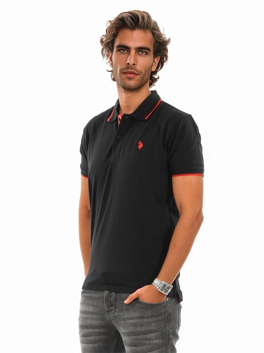 U.S. POLO ASSN. Men's Classic Fit Polo Shirt met korte mouwen gemaakt van katoenen elastaan - Image 4