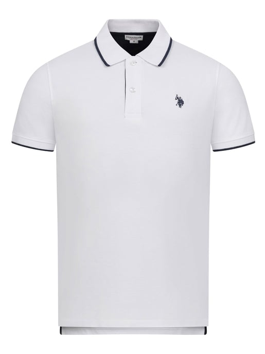U.S. POLO ASSN. Men's Classic Fit Polo Shirt met korte mouwen gemaakt van katoenen elastaan - Image 1