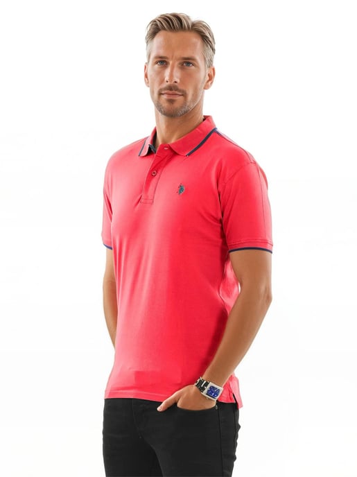 U.S. POLO ASSN. Men's Classic Fit Polo Shirt met korte mouwen gemaakt van katoenen elastaan - Image 4