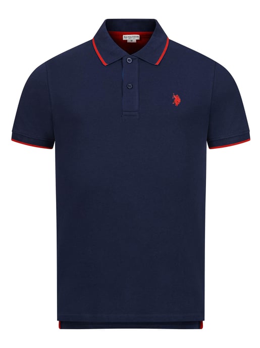 U.S. POLO ASSN. Men's Classic Fit Polo Shirt met korte mouwen gemaakt van katoenen elastaan - Image 1