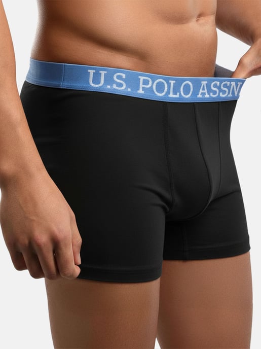 U.S. POLO ASSN. Heren Boxershorts 5-pack in katoenen elastaan - Image 4