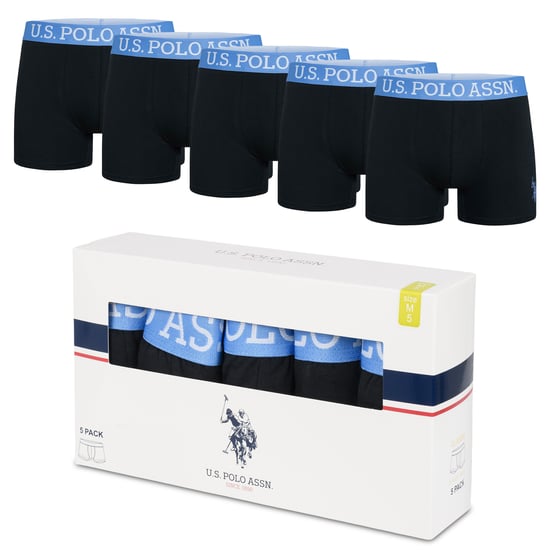 U.S. POLO ASSN. Heren Boxershorts 5-pack in katoenen elastaan - Image 5