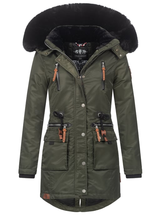 Navahoo Mangala Princess Damen Winterjacke B873 Grün Größe L - Gr. 40 - Image 2