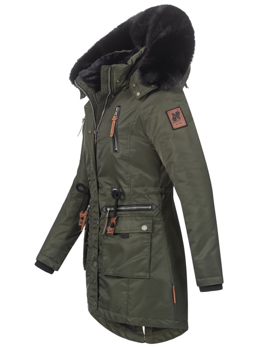 Navahoo Mangala Princess Damen Winterjacke B873 Grün Größe L - Gr. 40 - Image 3