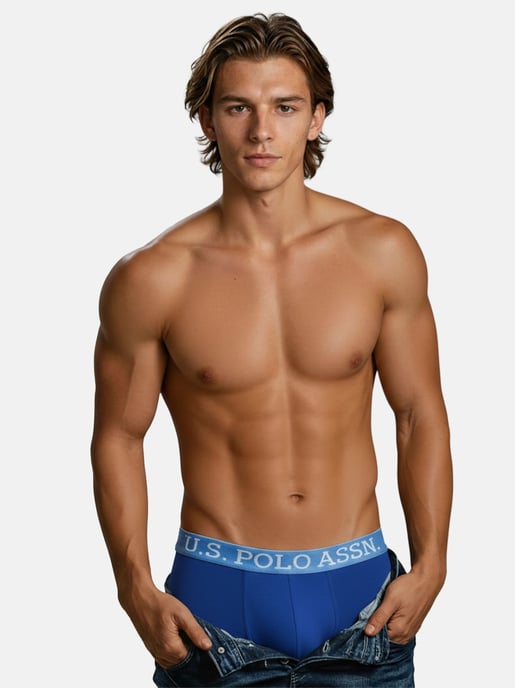 U.S. POLO ASSN. Heren Boxershorts 5-pack in katoenen elastaan - Image 3