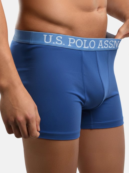 U.S. POLO ASSN. Heren Boxershorts 5-pack in katoenen elastaan - Image 4