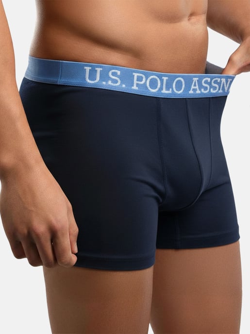 U.S. POLO ASSN. Heren Boxershorts 5-pack in katoenen elastaan - Image 4