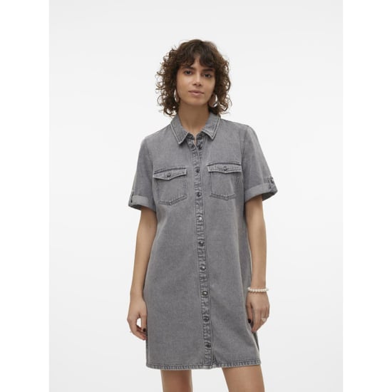 Vero Moda Vmjennie ss short denim dress mix n - Image 1
