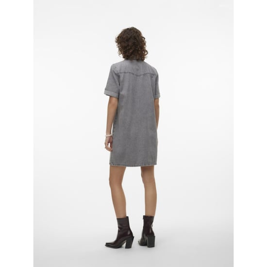 Vero Moda Vmjennie ss short denim dress mix n - Image 2