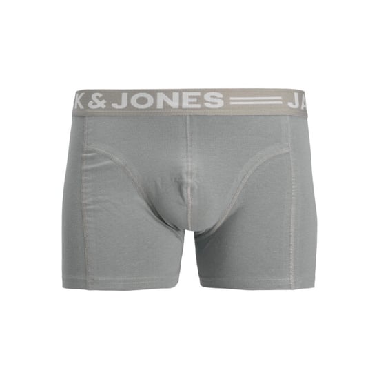 Jack & Jones Heren boxershorts trunks sense 3-pack effen grijs/blauw/zwart - Image 4
