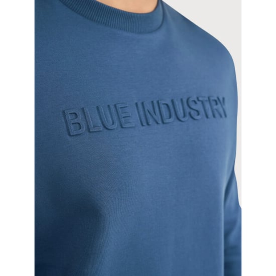 Blue Industry De logo crewneck sweater | - Image 4