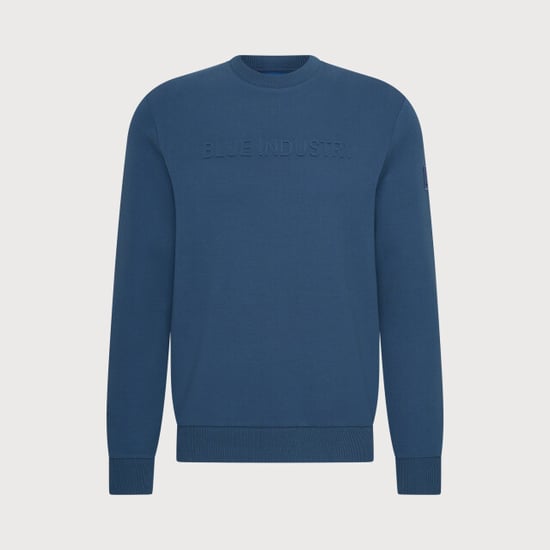 Blue Industry De logo crewneck sweater | - Image 5