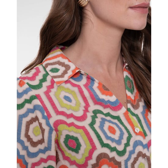 Geisha 63280-20 718 blouse ecru/tabacco/pink - Image 2