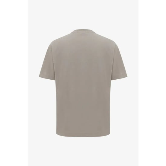 Genti Relaxed fit cotton tee grey - Image 2