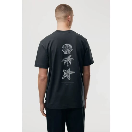 Genti Tee back print sea dark - Image 3