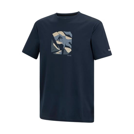 Regatta Mens Fingal Rock Climber T-Shirt (Navy) - Image 3