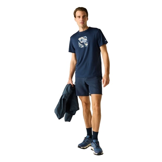Regatta Mens Fingal Rock Climber T-Shirt (Navy) - Image 4