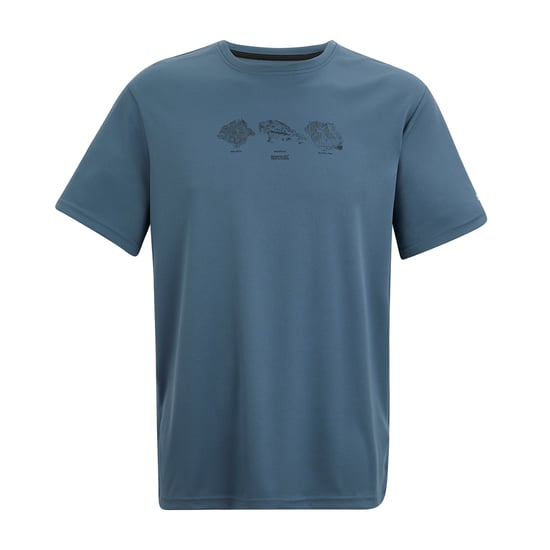 Regatta Mens Fingal Illustration T-Shirt (China Blue) - Image 1