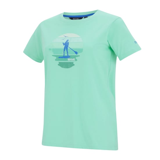 Regatta Dames Filandra VX Sunset Paddleboard T-shirt (IJs Groen) - Image 3