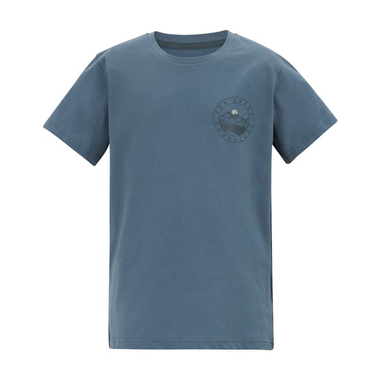 Regatta Kinderen Bosley Voor Elk Avontuur Moon Mountain T-shirt (China Blauw) - Image 1