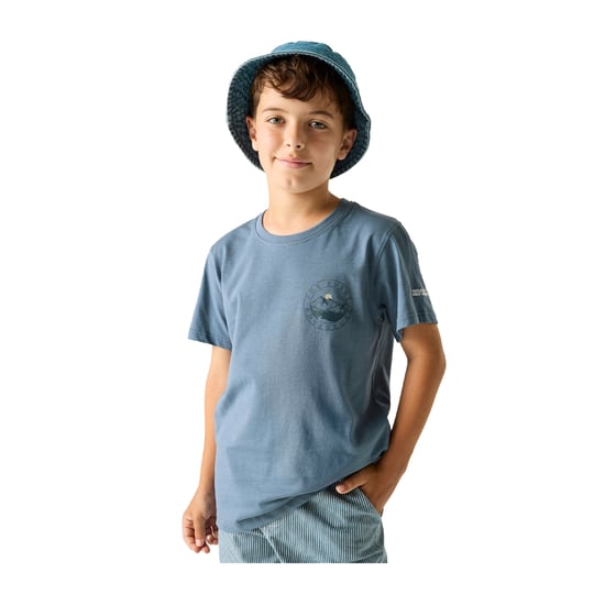Regatta Kinderen Bosley Voor Elk Avontuur Moon Mountain T-shirt (China Blauw) - Image 4