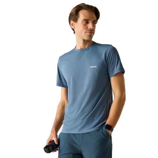 Regatta Mannen Fingal Stretch T-Shirt (China Blauw) - Image 5