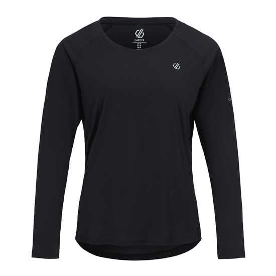 Dare 2B Dames Serenity Lange Mouwen T-shirt (Zwart) - Image 1