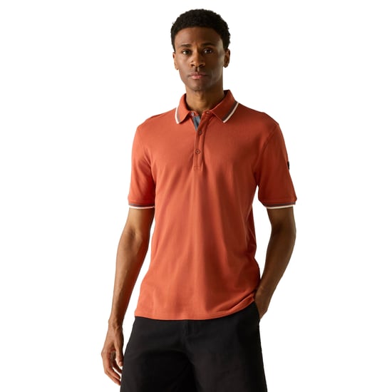 Regatta Heren Adryan Poloshirt (Baksteen) - Image 5