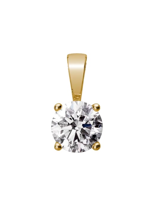 Lyomi Trailer 585/- Gelbgold 1 synth. Diam. 1,0 ct. - Image 1
