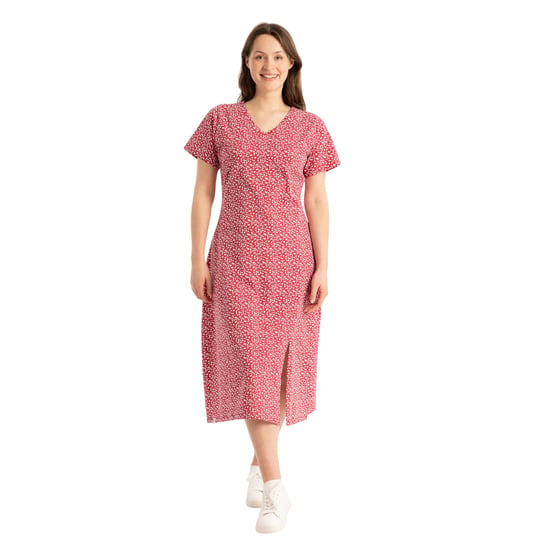 Trespass Dames Lula Midi Jurk (Kersenrood) - Image 3