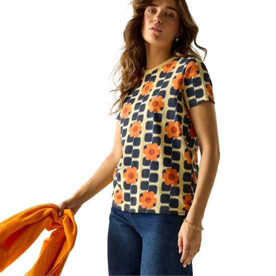Regatta Womens/Ladies Orla Kiely T-Shirt (Orange) - Image 3