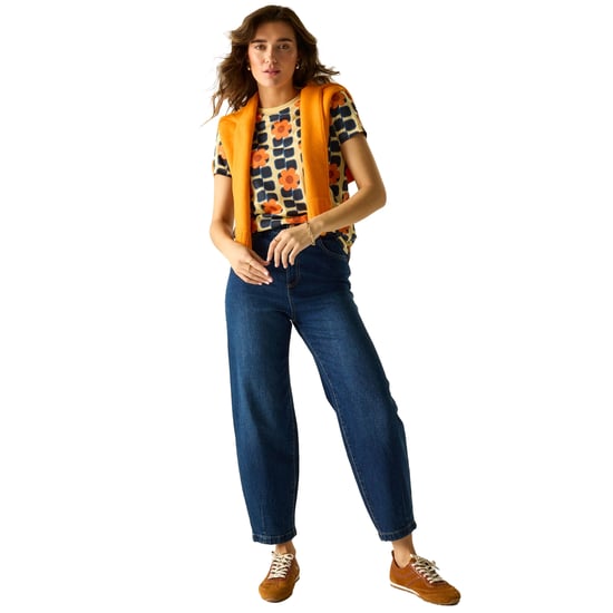 Regatta Womens/Ladies Orla Kiely T-Shirt (Orange) - Image 4