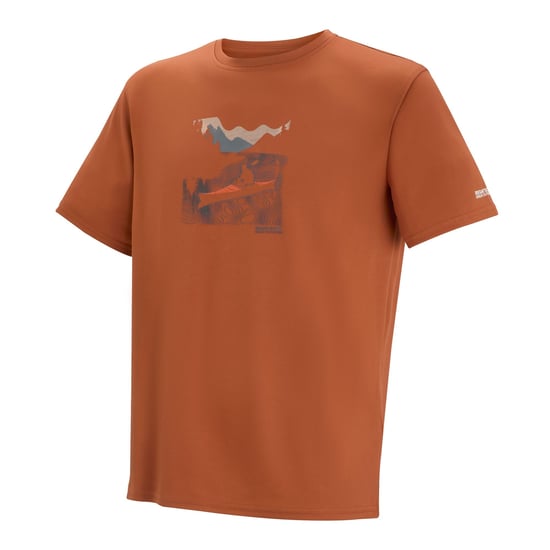 Regatta Mens Fingal Boat T-Shirt (Brick Red) - Image 3