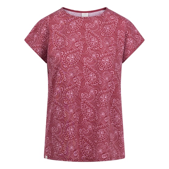 Trespass Dames/Dames Lucia Bedrukte Top (Claret) - Image 1
