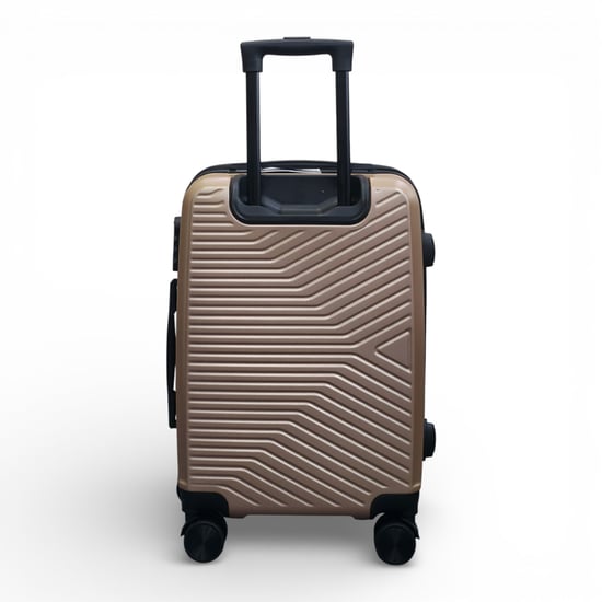 Golden Hard Shell Cabin 48 x 37 x 20 cm Secure Luggage Suitcase - Image 6