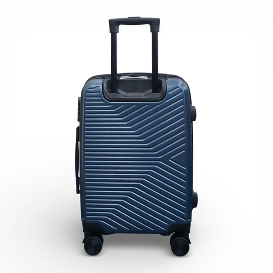 Blue Hard Shell Cabin 48 x 37 x 20 cm Secure Luggage Suitcase - Image 6